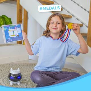 WINKY'S MEDALS While playing with their robot, your child goes through the incredible adventures of Winky and wins medals at each level!If your child finishes the level without reaching the gold medal, don't worry! He or she can replay the level over and over again to win gold🥇Did you notice that the medals are shaped like Winky's head? 🤖#winky #app #robot #medal #game #kidsgames #adventures #level #discovery #challenge
