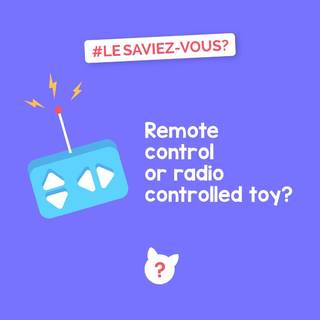 An anecdote that hangs by a thread 🧶Did you know? Both radio-controlled and remote-controlled toys are controlled remotely. While the radio-controlled toy is controlled using radio waves, the remote-controlled toy is controlled by the use of accessories (usually a wire). It is the presence or the absence of an accessory connecting the controller to the game that marks the difference between these two terms.Does your child have radio-controlled or remote-controlled toys at home? 🎮 🚎#winky #robot #difference #kidsgames #telecontrol #radio #play #toy #thread #anecdote